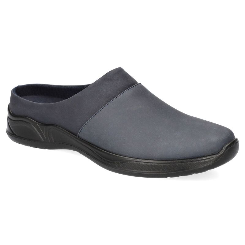 イージーストリート レディース シューズ サンダル Easy Street Janalee Women's Navy Comfort Mules Navy ネイビー|ReVida 店