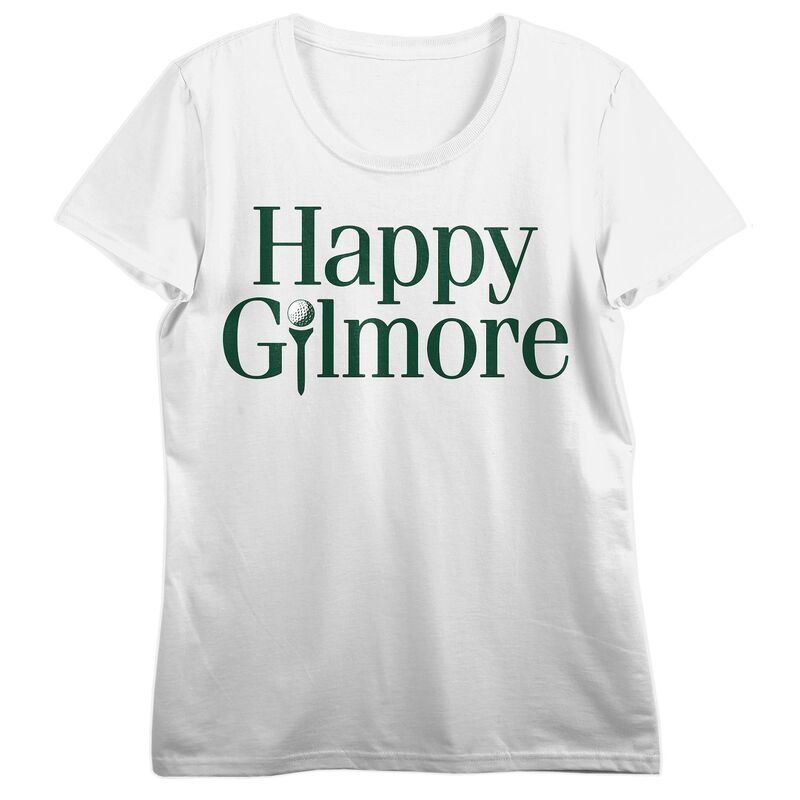 アニメキャラクター レディース トップス Tシャツ ロゴ グラフィック Licensed Character Juniors' Happy Gilmore Logo Graphic Tee White ホワイト 6,190円