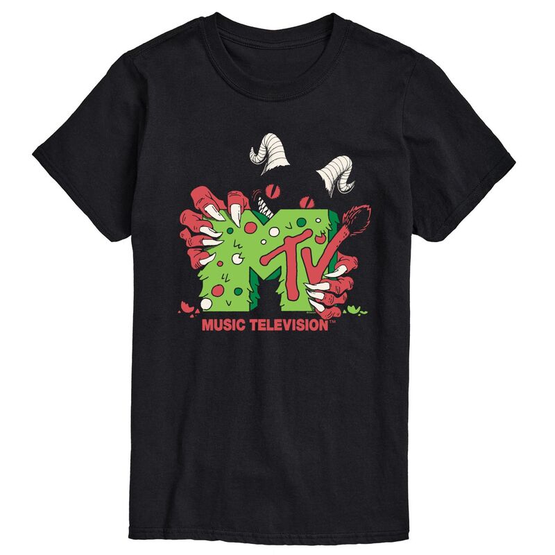 アニメキャラクター メンズ トップス Tシャツ トール グラフィック Licensed Character Big & Tall MTV Krampus Graphic Tee Black ブラック 6,530円