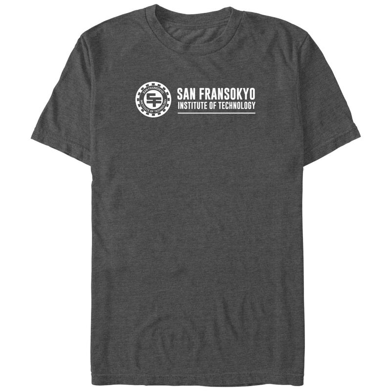 ディズニー メンズ トップス Tシャツ トール グラフィック Disney's Big Hero Six San Fransokyo Institute Of Technology Big & Tall Graphic Tee Charcoal Heather チャコール