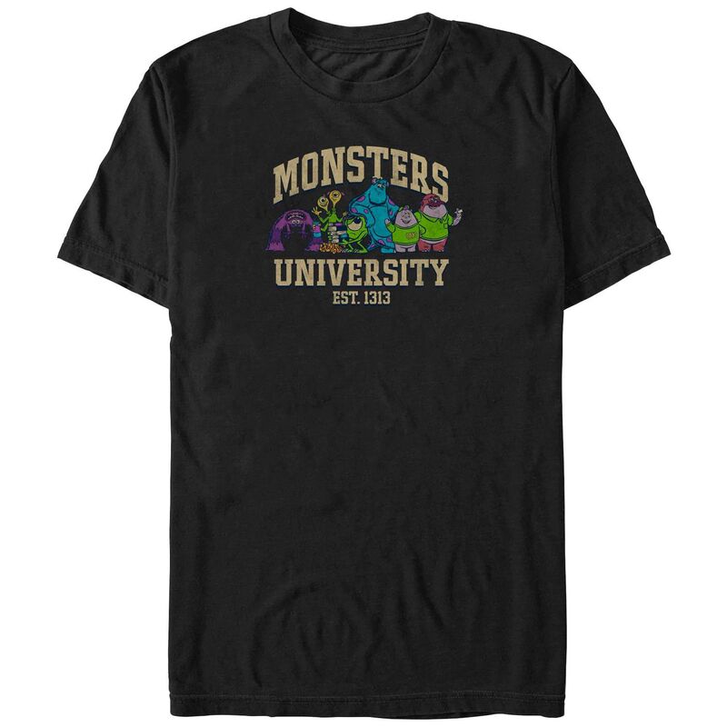 ディズニー ピクサー メンズ トップス Tシャツ トール グラフィック Disney / Pixar's Monsters University Est. 1313 Big & Tall Graphic Tee Black ブラック