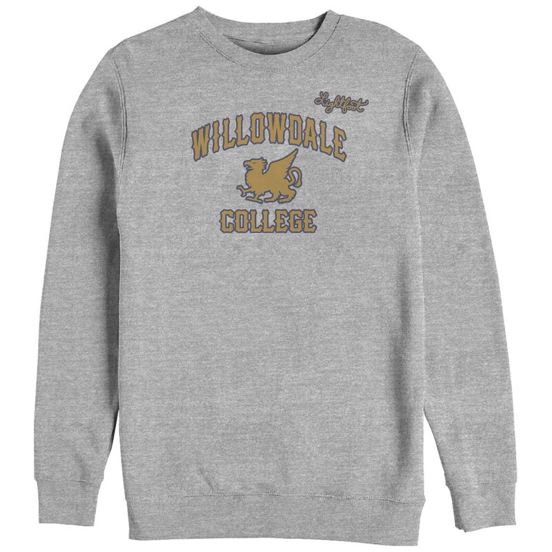 ウォルトディズニー メンズ トップス ティーシャツ スウェットール フリース Disney\u0027s Onward Willowdale College Big \u0026 Tall Fleece Sweatshirt Athletic Heather ギョリュウモドキ トップス-Tシャツ・カットソー