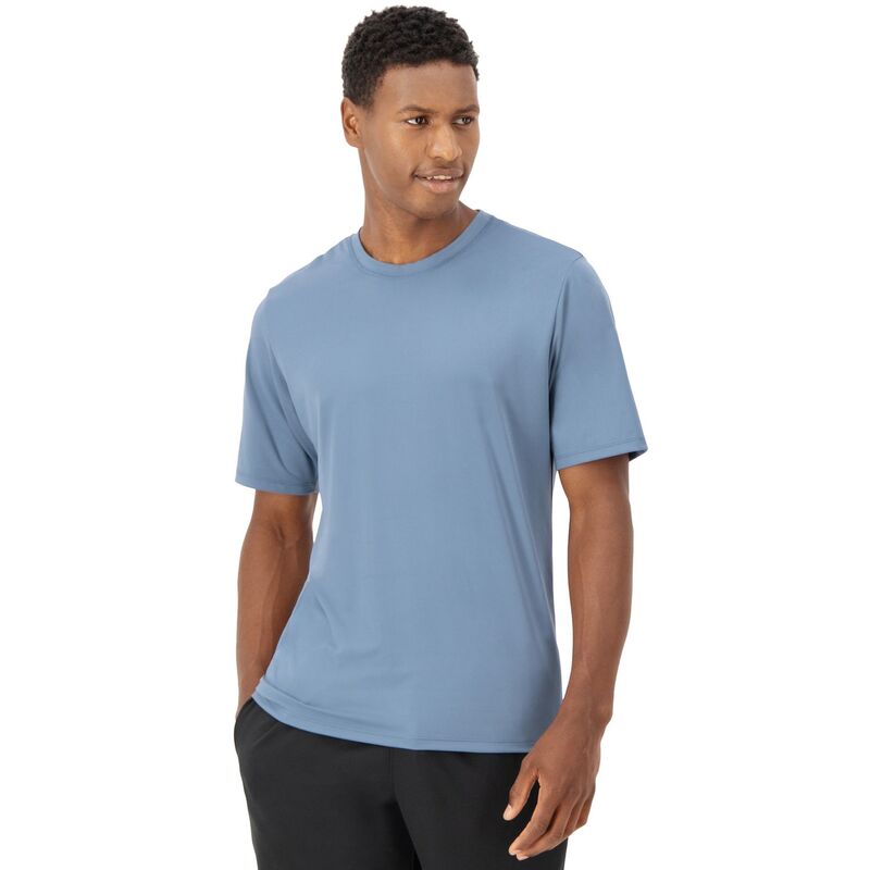 ヘインズ メンズ トップス Tシャツ Men's HanesR Moveshort Sleeve Performance Tee Blue Dive ブルー