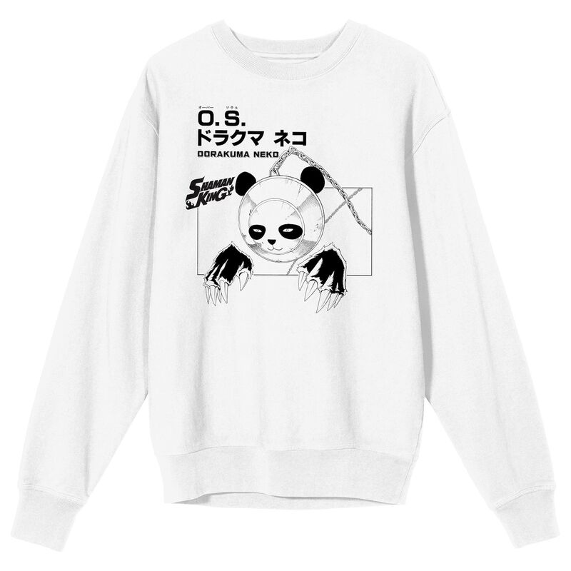 アニメキャラクター メンズ トップス Tシャツ スウェット Licensed Character Men'shaman King Manga Xlong - Xlong Sweatshirt White ホワイト