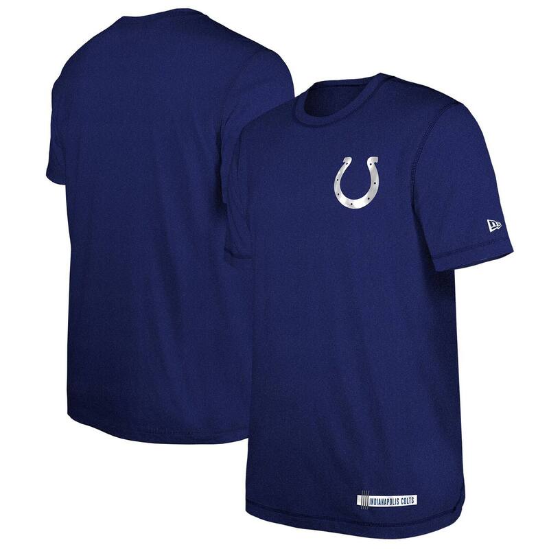 ニューエラ メンズ トップス Tシャツ Men New Era Royal Indianapolis Colts 2024 NFL Training Camp T-Shirt Clt Blue ブルー