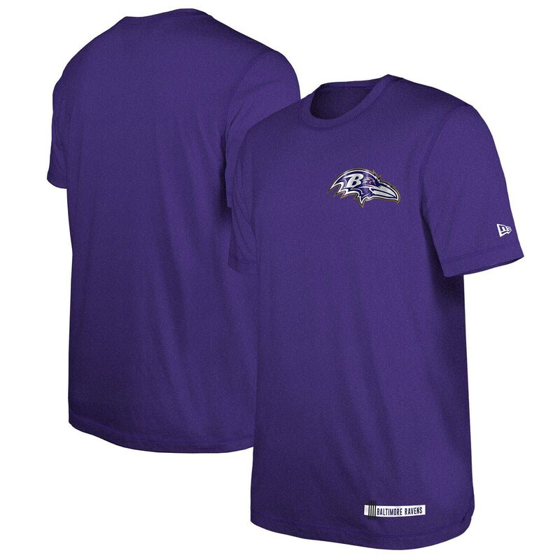 ニューエラ メンズ トップス Tシャツ Men's New Era Purple Baltimore Ravens 2024 NFL Training Camp T-Shirt Rav Purple パープル