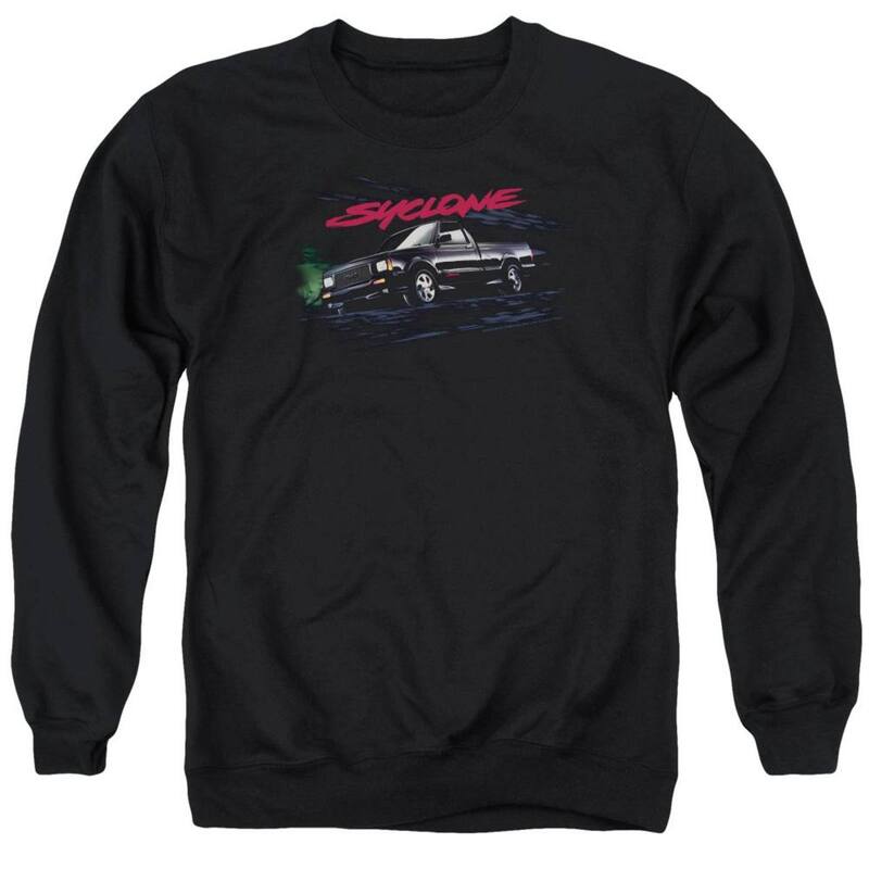 アニメキャラクター メンズ アウター ニット・セーター クルーネック スウェット シャツ Licensed Character Gmc Syclone Adult Crewneck Sweatshirt Black ブラック
