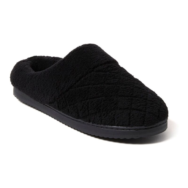 ディアフォームズ レディース シューズ サンダル キルティング パイル Dearfoams Libby Women's Quilted Terry Clog Slippers Black ブラック