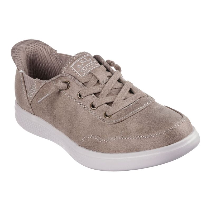 スケッチャーズ レディース シューズ BOBS by Skechers Hands Free Slip-insR Skip Cute B Cute Cozy Women'shoes Taupe トープ