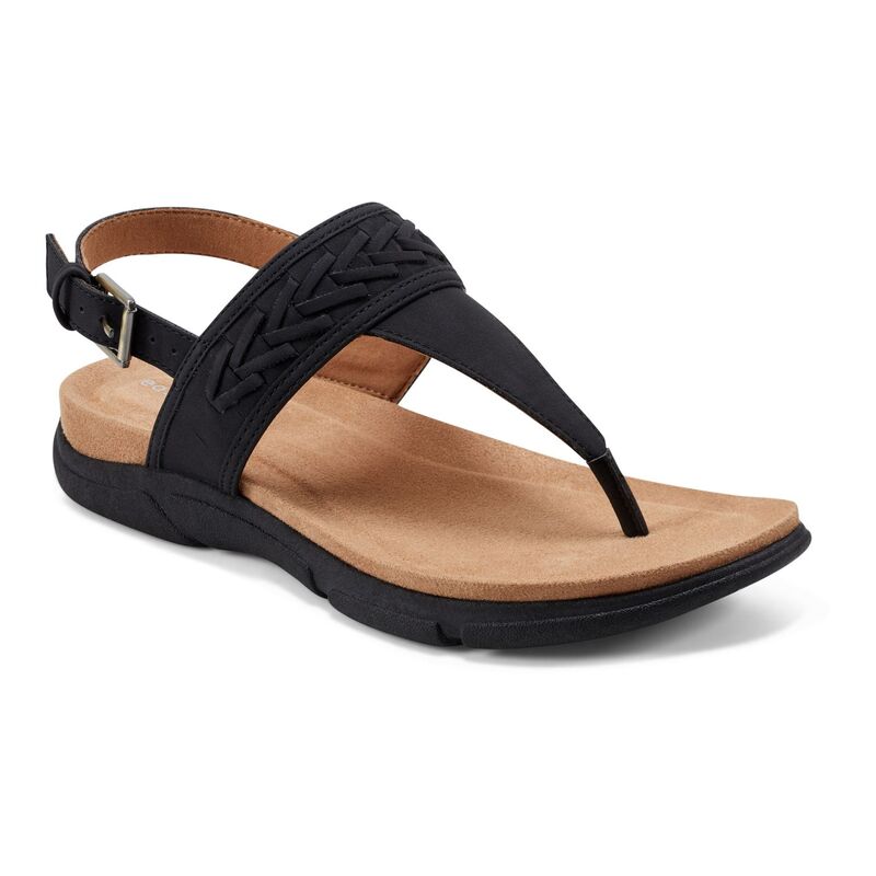 イージースピリット レディース シューズ サンダル Easy Spirit Monte Women'slingback Thong Sandals Black ブラック