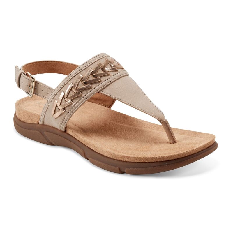イージースピリット レディース シューズ サンダル Easy Spirit Monte Women'slingback Thong Sandals Light Natural Gold ゴールド