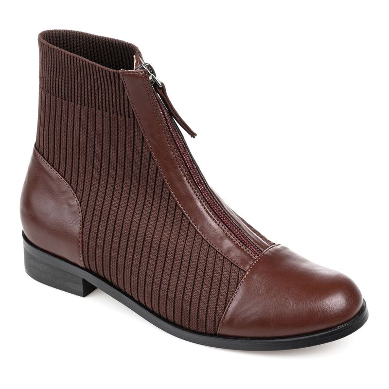 ジュルネ コレクション レディース シューズ ブーツ・レインブーツ アンクル Journee Collection Bexlie Tru Comfort Foam Women Ankle Boots Brown ブラウン