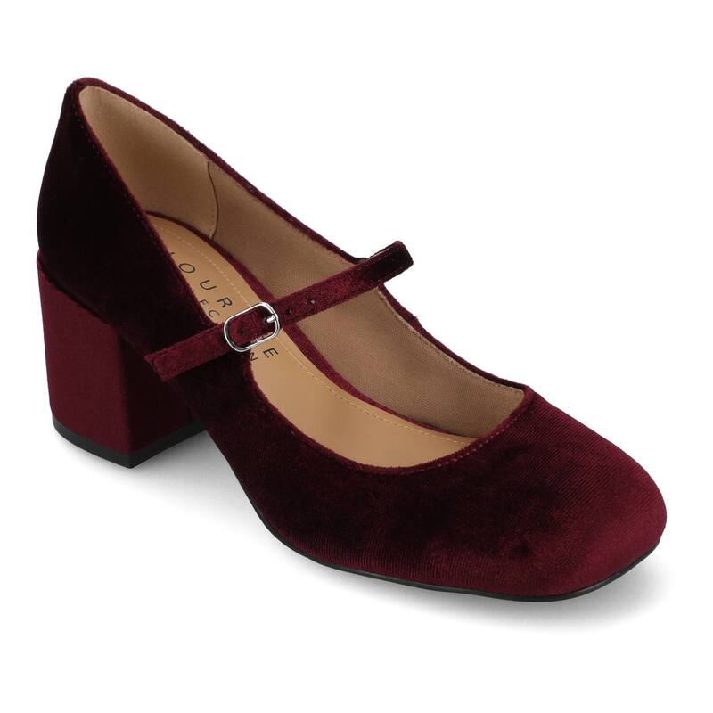 ジュルネ コレクション レディース シューズ パンプス ヒール Journee Collection Tru Comfort Foam Okenna Women's Heels Wine ワイン