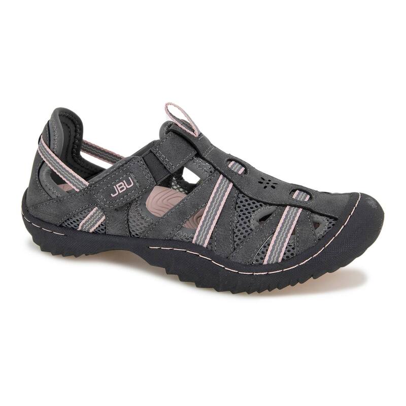 ジャイビーユー レディース シューズ スニーカー サンダル JBU Regional Women\u0027sport Sandals Charcoal Petal 濃灰色