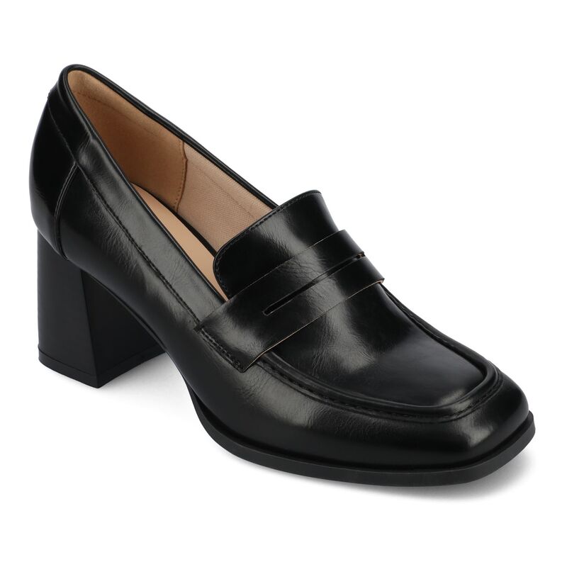 ジュルネ コレクション レディース シューズ パンプス Journee Collection Malleah Tru Comfort Foam Women's Pumps Black Pu ブラック
