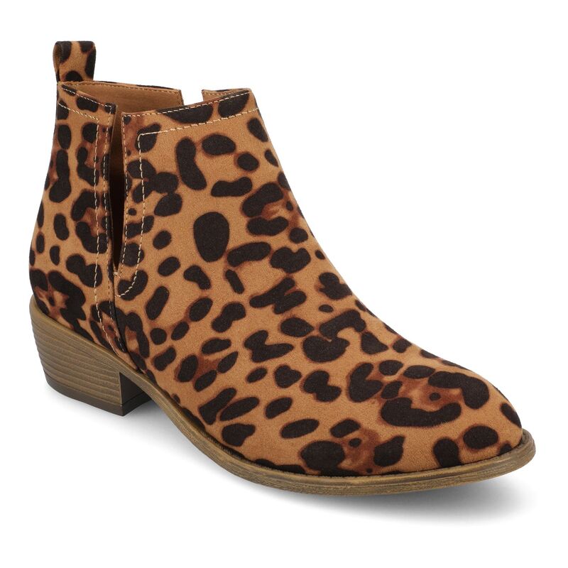 ジュルネ コレクション レディース シューズ ブーツ・レインブーツ アンクル Journee Collection Rimi Women's Ankle Boots Leopard アニマル