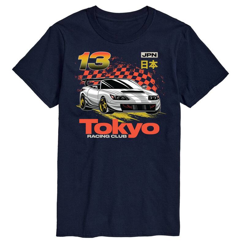 アニメキャラクター メンズ トップス Tシャツ Licensed Character Men's Tokyo Racing Club Tee Navy ネイビー