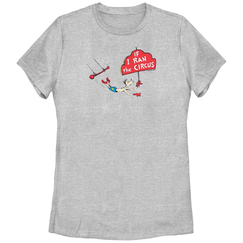 アニメキャラクター レディース トップス Tシャツ グラフィック Licensed Character Juniors' Dr. Seuss If I Ran The Circuswingraphic Tee Athletic Heather ヘザー 6,106円