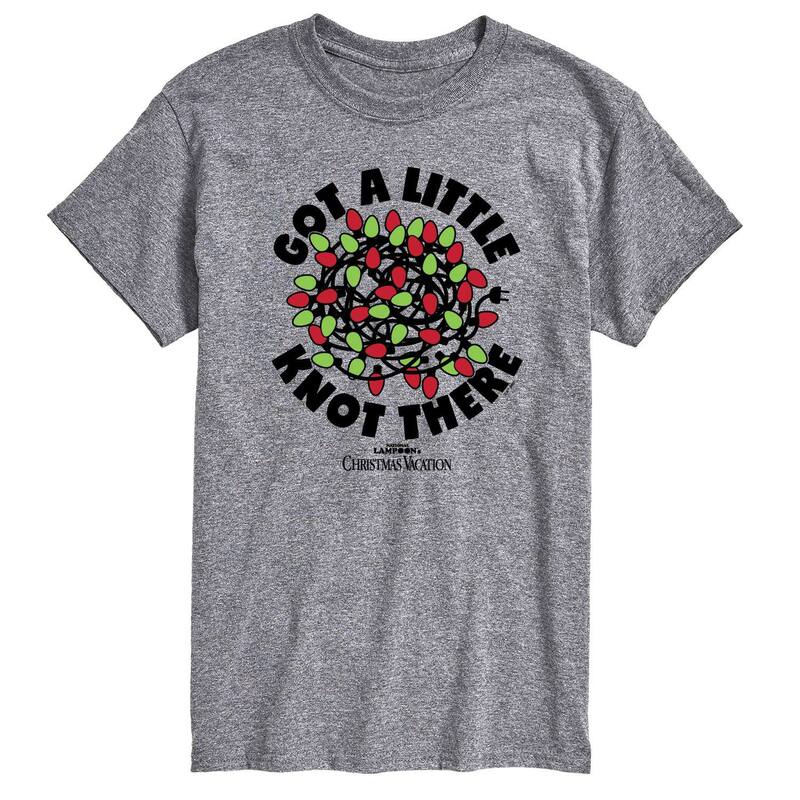 アニメキャラクター メンズ トップス Tシャツ トール グラフィック Licensed Character Big & Tall Christmas Vacation A Little Knot Graphic Tee Heather Gray グレー