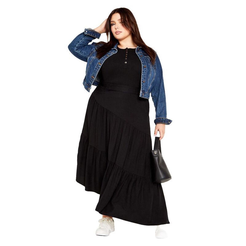 アベニュー レディース ボトムスカート Avenue Saskia Skirt Black ブラック
