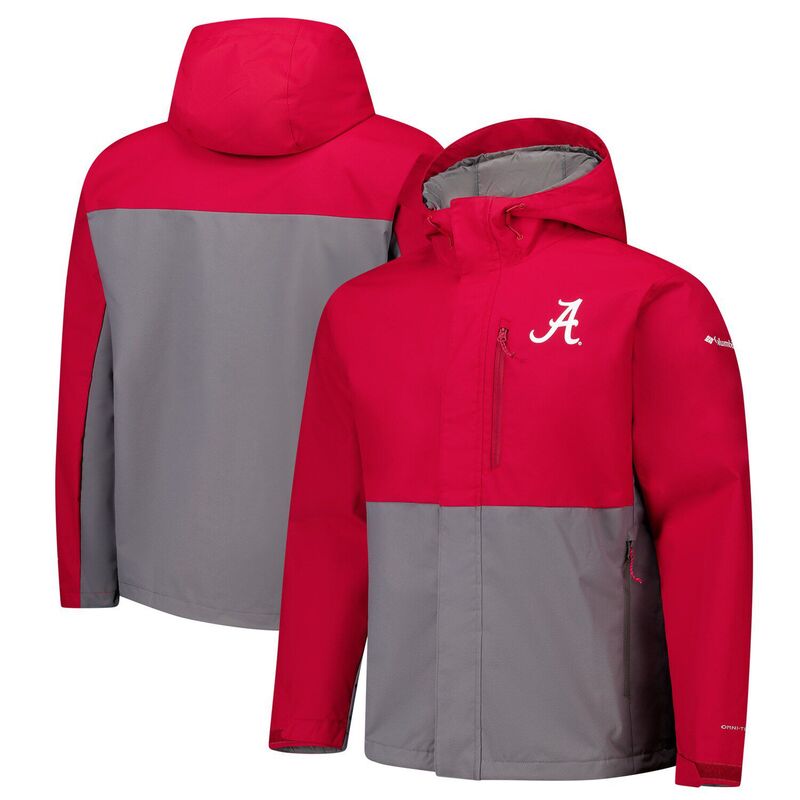 コロンビア メンズ アウター ジャケット・ブルゾン Men's Columbia Crimson Alabama Crimson Tide Field Bound Omni-Tech Full-Zip Jacket Ala Red レッド