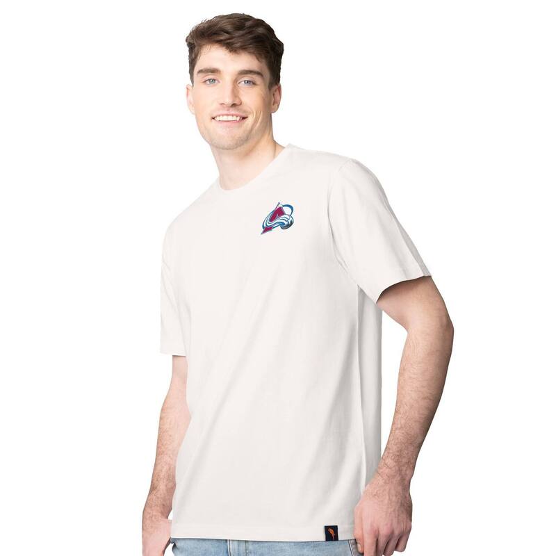 マルガリータビル メンズ トップス Tシャツ Men's Margaritaville Cream Colorado Avalanche Time Flies T-Shirt Ava Beige ベージュ