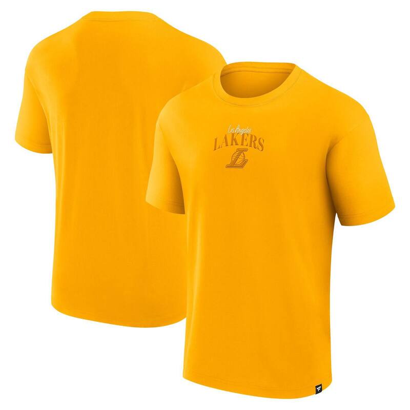 ファナティクス メンズ トップス Tシャツ Men's Fanatics Gold Los Angeles Lakers Full Court Press T-Shirt Lak Gold ゴールド