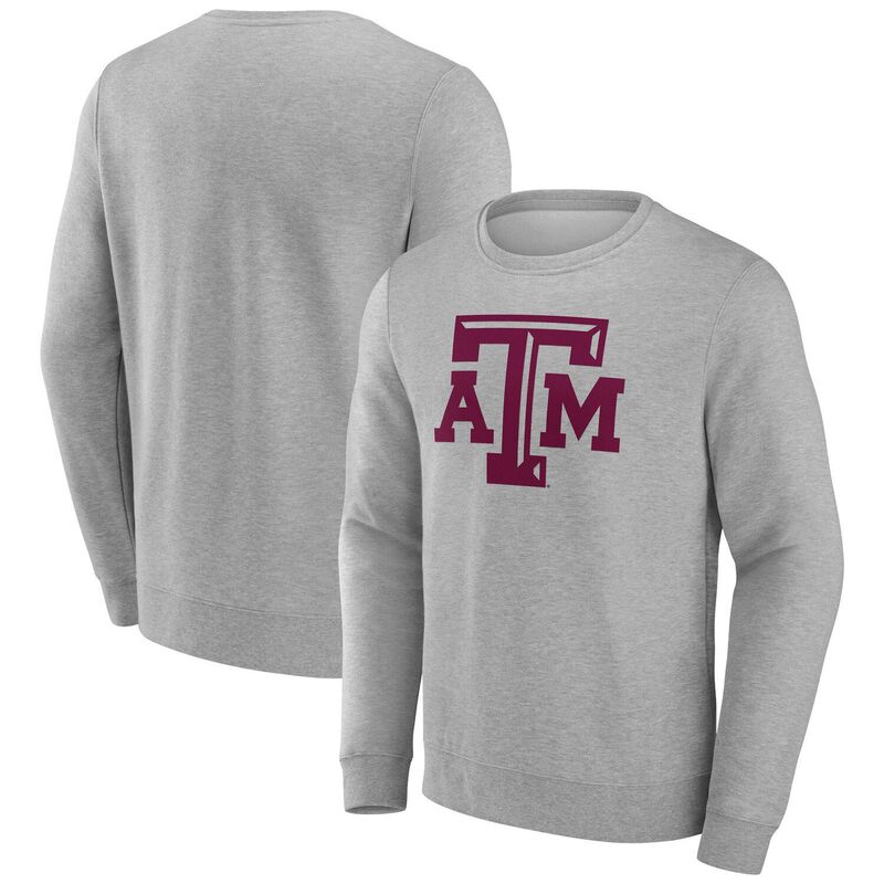 ファナティクス メンズ トップス Tシャツ スウェット フリース Men's Fanatics Gray Texas A&M Aggies Fleece Pullover Sweatshirtam Grey グレー