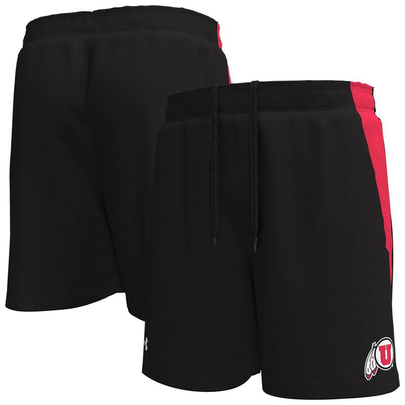 アンダーアーマー メンズ ボトムス 二分の一ズボン下・さる股引き Men\u0027s Under Armour Black Utah Utes Tech Vent Performance Short Ute Black 黒いこと
