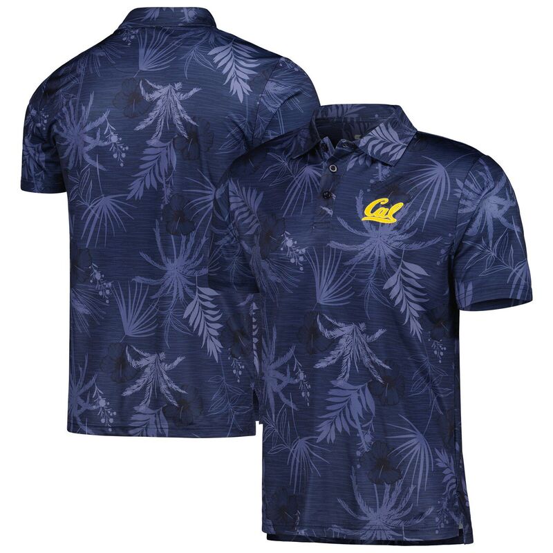 コロシアム メンズ トップス Tシャツ ポロシャツ Men's Colosseum Navy Cal Bears Palms Team Polo Cal Navy ネイビー