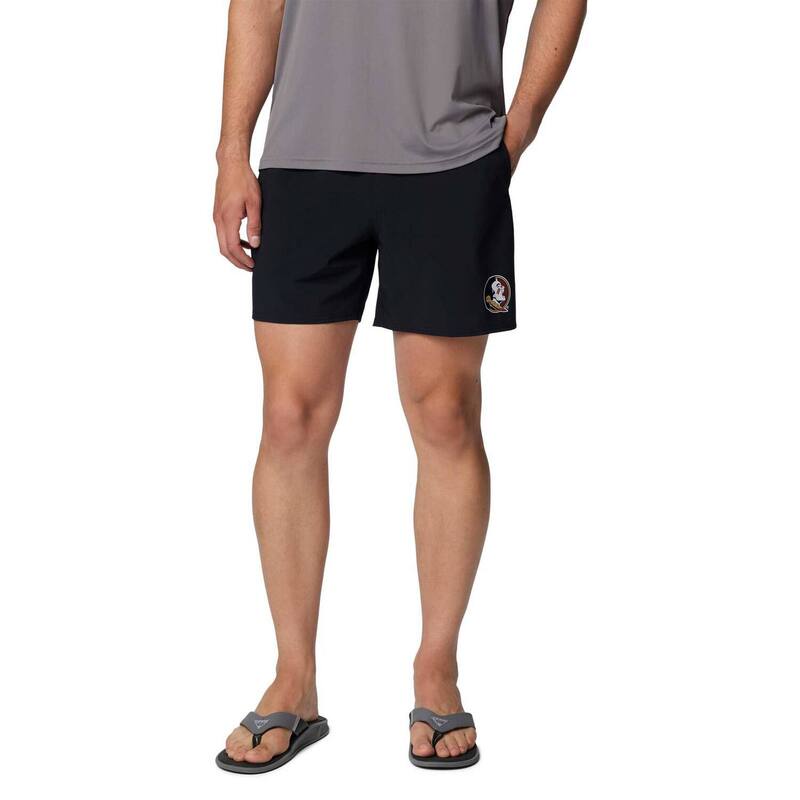 コロンビア メンズ ボトムス ハーフパンツ・ショーツ ショートパンツ Men Columbia Black Florida State Seminoles PFG Terminal Roamer Omni-Shade Stretch Shorts Fsu Black ブラック