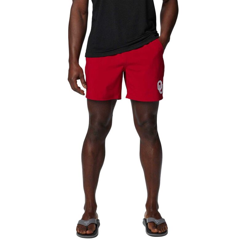 コロンビア メンズ ボトムス ハーフパンツ・ショーツ ショートパンツ Men Columbia Crimson Oklahoma Sooners PFG Terminal Roamer Omni-Shade Stretch Shorts Okl Red レッド