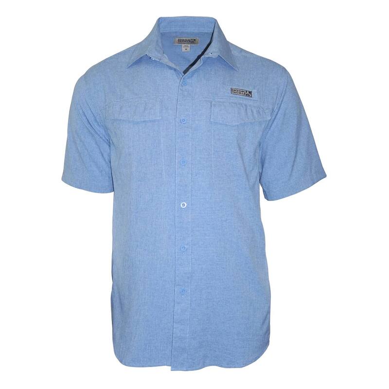 フックアンドタックル メンズ トップス Tシャツ キャップ Hook \u0026 Tackle Men Captiva Island S/s Uvented Shirt Waterfall
