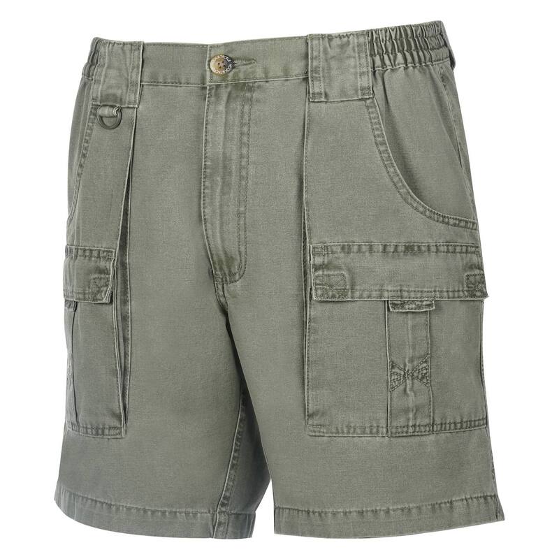 フックアンドタックル メンズ ボトムス ハーフパンツ・ショーツ Hook \u0026 Tackle Men Beer Can Island Cargo Short Olive オリーブ