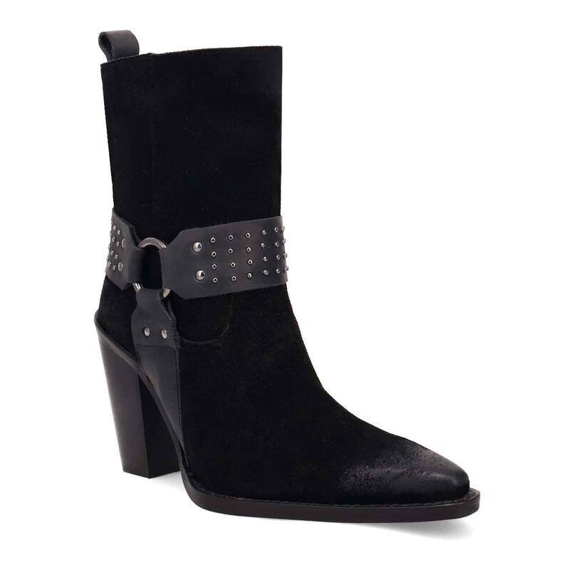 ディンゴ レディース シューズ ブーツ・レインブーツ スエードクロス Dingo Songbird Women\u0027suede Boots Black 黒いこと レディース靴-靴-その他