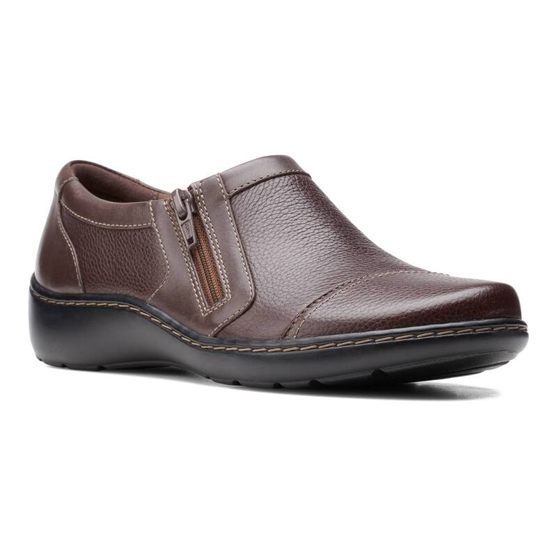 クラークス レディース シューズ サンダル ローファー Clarks Cora Giny Women's Loafers Brown ブラウン
