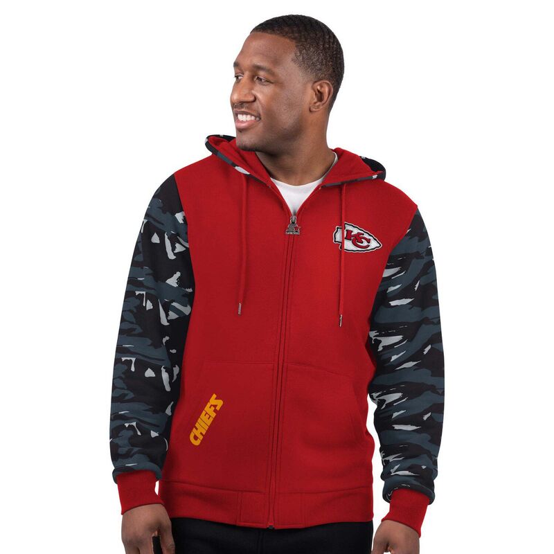 スターター メンズ トップス Tシャツ パーカー Men'startered Kansas City Chiefs Thursday Night Gridiron Full-Zip Hoodie Chf Red レッド｜ReVida 店