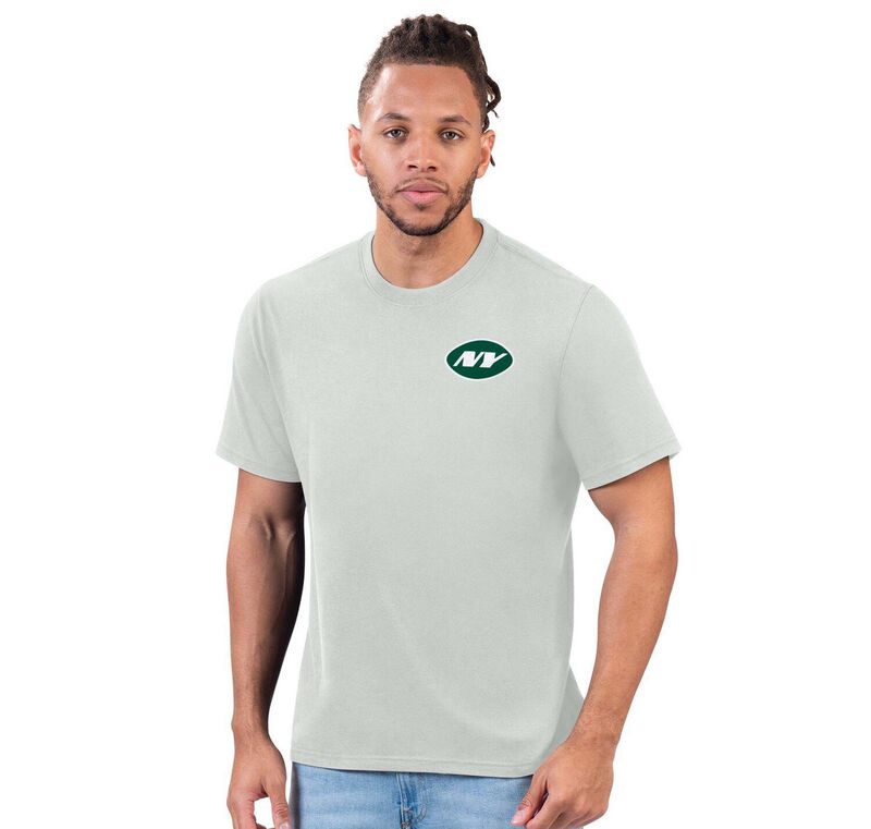 マルガリータビル メンズ トップス Tシャツ Men's Margaritaville Gray New York Jets Flip Flop T-Shirt Jet Grey グレー