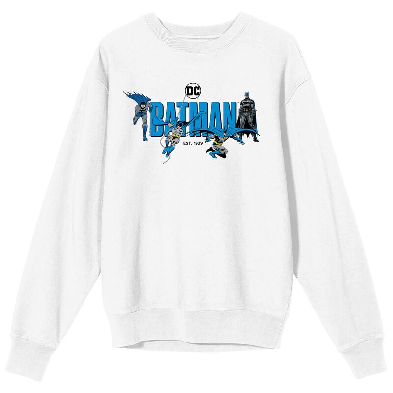 アニメキャラクター メンズ トップス Tシャツ グラフィック Licensed Character Men's Batman 90th Anniversary Long Sleeve Graphic Tee White ホワイト