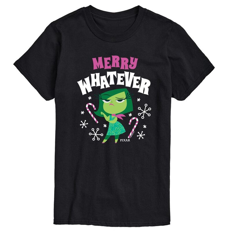 ディズニー ピクサー メンズ トップス Tシャツ トール グラフィック Disney / Pixar's Inside Out 2 Big & Tall Merry Whatever Graphic Tee Black ブラック
