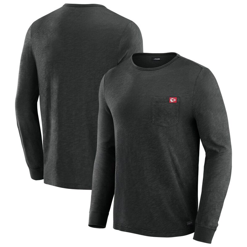 アンブランデッド メンズ トップス Tシャツ Unbranded Men's J. Palmer Blackansas City Chiefs In-The-Pocket Long Sleeve T-Shirt Chf Black ブラック