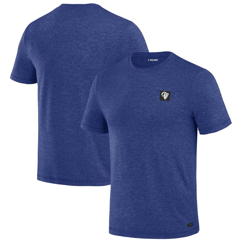 アンブランデッド メンズ トップス Tシャツ ダウン Unbranded Men's J. Palmeroyalos Angeles Rams Four Down T-Shirt Lar Blue ブルー