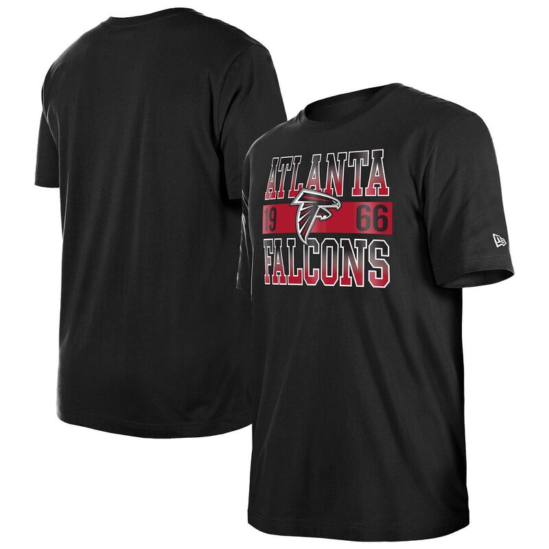 ニューエラ メンズ トップス Tシャツ Men's New Era Black Atlanta Falcons City Team T-Shirt Fal Black ブラック
