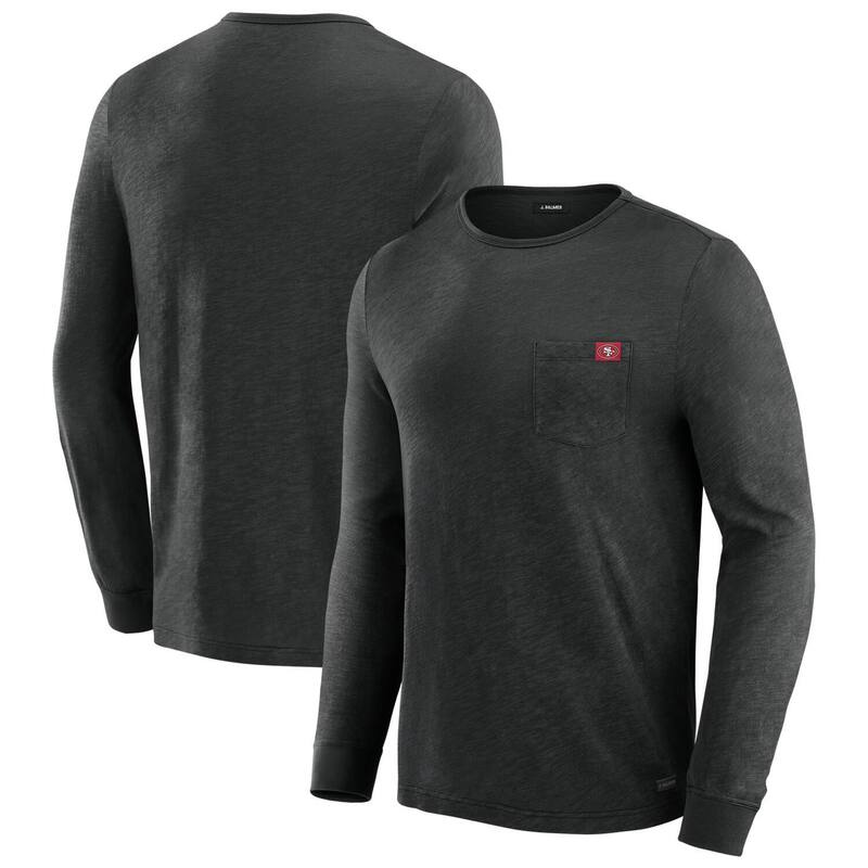 アンブランデッド メンズ トップス Tシャツ Unbranded Men's J. Palmer Black San Francisco 49ers In-The-Pocket Long Sleeve T-Shirt 49r Black ブラック