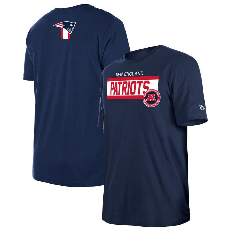 ニューエラ メンズ トップス Tシャツ ダウン Men New Era Navy New England Patriots 3rdown Domestic T-Shirt Pat Navy ネイビー