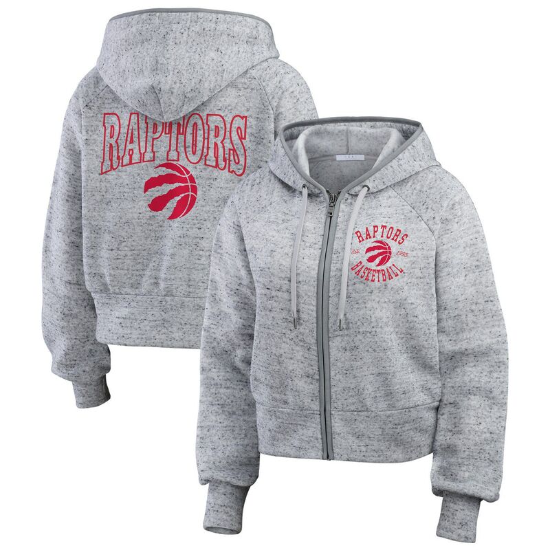 ウェア バイ エリン アンドルーズ レディース トップス Tシャツ パーカー Women's WEAR by Erin Andrews Heather Gray Toronto Raptorspeckled Radiator Full-Zip Hoodie Rpt Grey グレー｜ReVida 店 28,480円