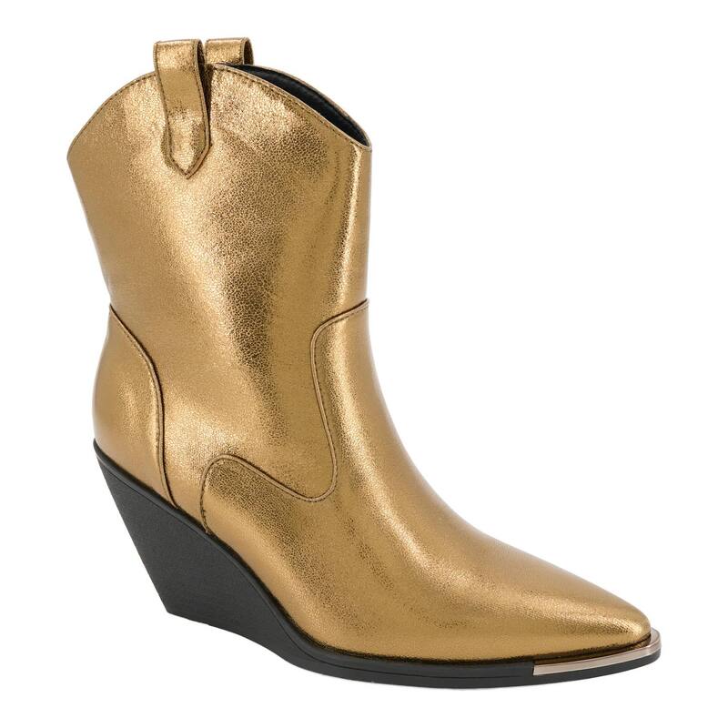 ランページ レディース シューズ ブーツ・レインブーツ Rampage Sigrid Women Western Wedge Boots Dkg