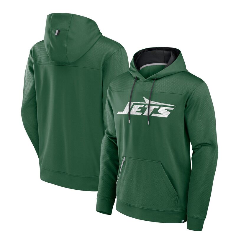 ファナティクス メンズ トップス Tシャツ パーカー Men's Fanatics Greenew York Jets Defender Pullover Hoodie Jet Green グリーン
