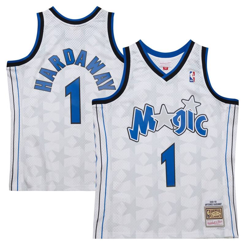 ミッチェル&ネス メンズ トップス Tシャツ ジャージー Men's Mitchell & Ness Penny Hardaway White Orlando Magic 1998/99 Hardwood Classicswingman Jersey Mag White ホワイト｜ReVida 店