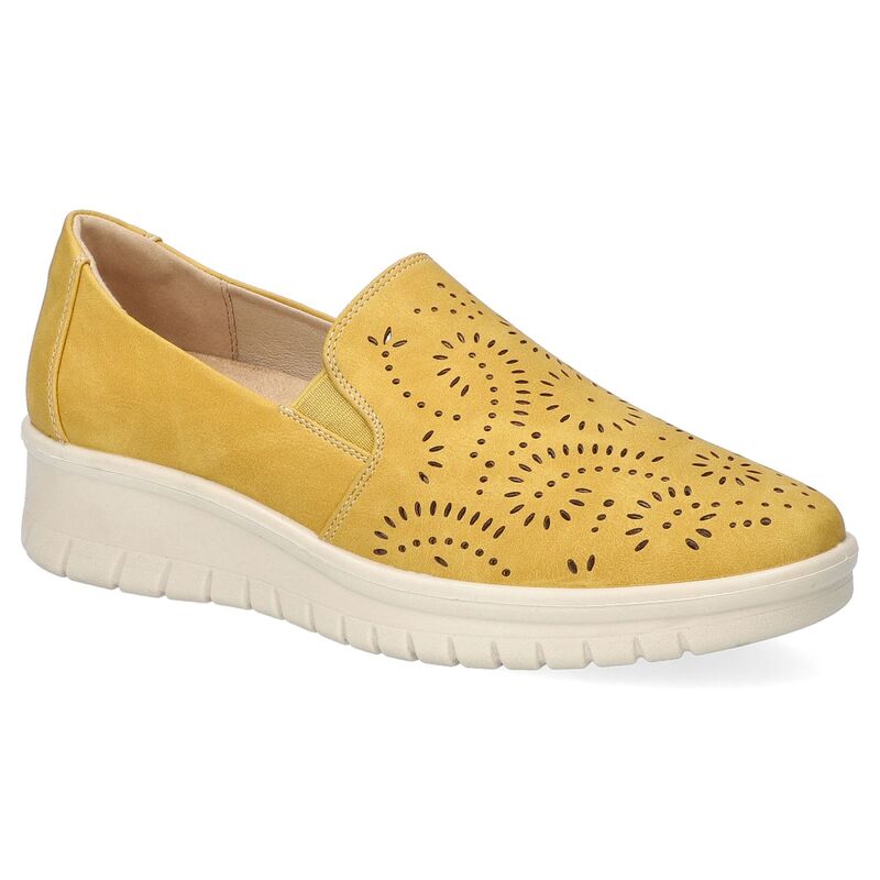 イージーストリート レディース シューズ サンダル Ying by Easy Street Women's Comfort Flats Yellow イエロー|ReVida 店